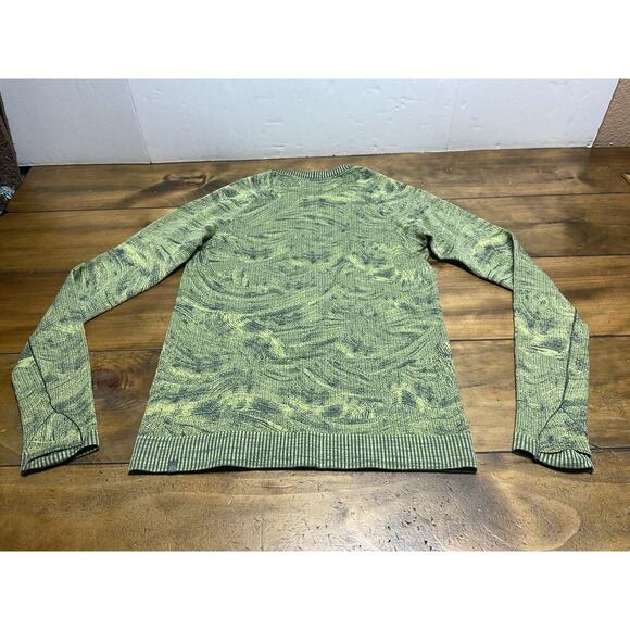 Lululemon Rest Less Pullover Smoked Spruce / Wasabi Long Sleeve - Picture 8 of 10